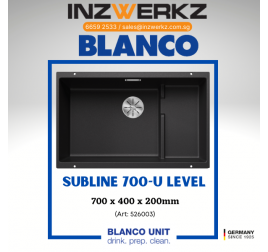 Blanco Subline 700-U Level Silgranit Sink